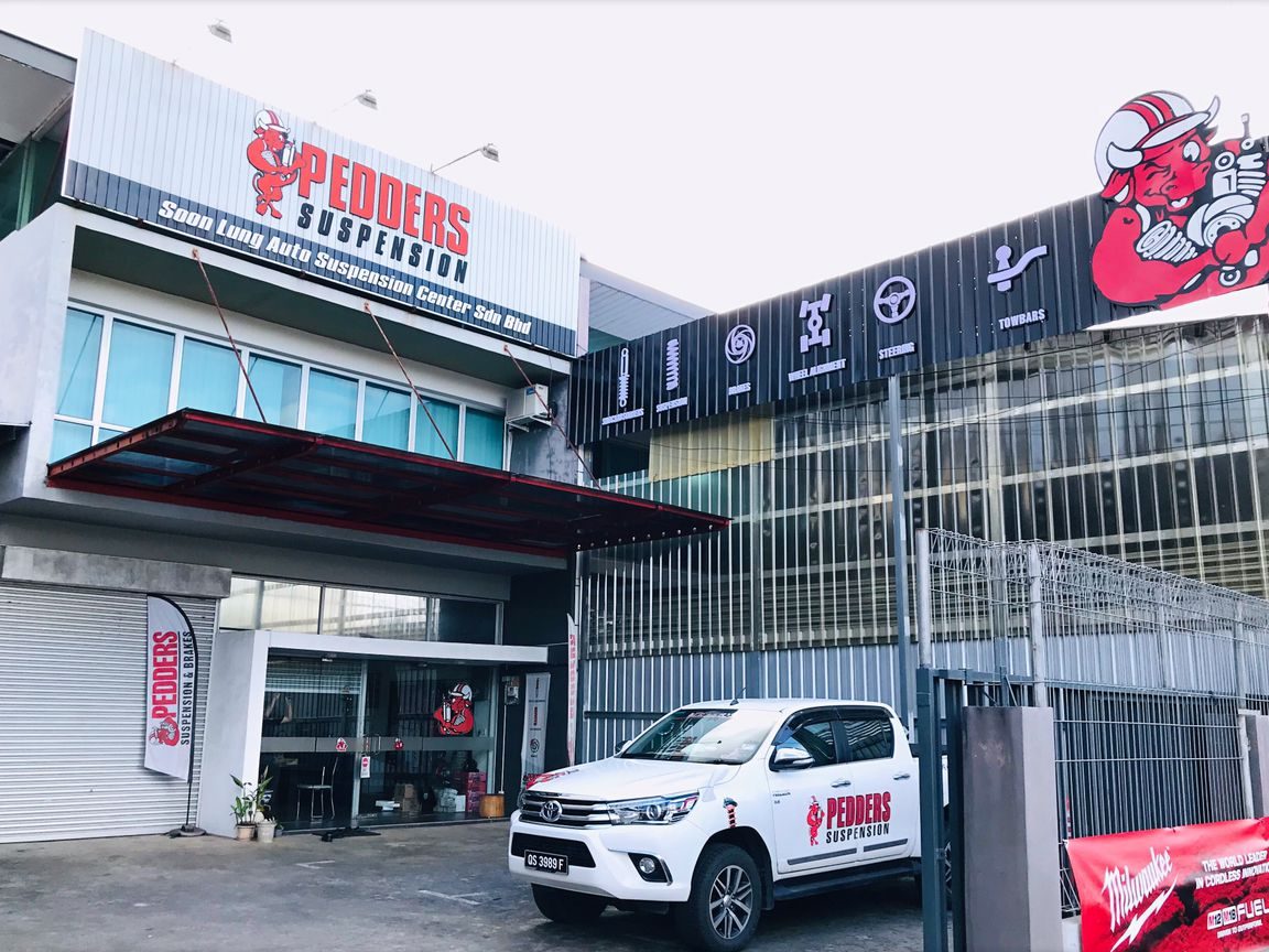 pedders suspension sibu service center