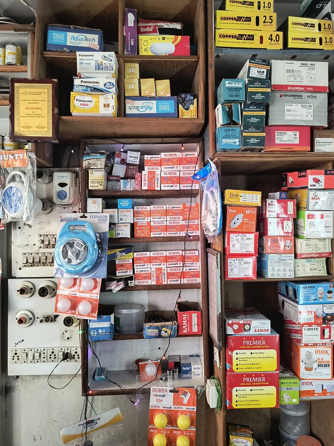 planet electrical hardware